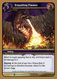 Engulfing Flames - Onyxia's Lair - WoW card