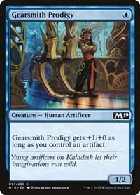 Gearsmith Prodigy - Core Set 2019 - Magic: The Gathering card