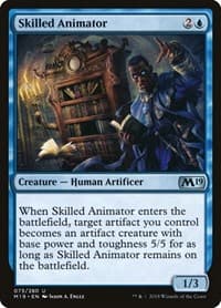 Skilled Animator - Core Set 2019 - Magic: The Gathering card
