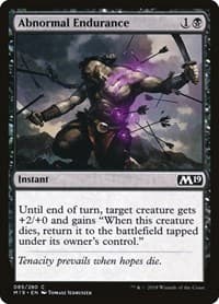 Abnormal Endurance - Core Set 2019 - Magic: The Gathering card
