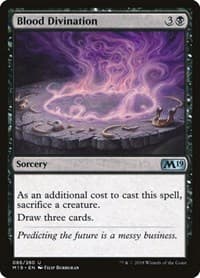 Blood Divination - Core Set 2019 - Magic: The Gathering card