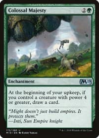 Colossal Majesty - Core Set 2019 - Magic: The Gathering card