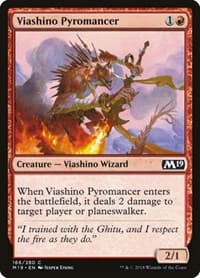 Viashino Pyromancer - Core Set 2019 - Magic: The Gathering card