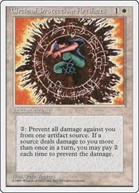 Circle of Protection: Artifacts - Fourth Edition - Magic: The Gathering card