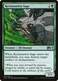 Reclamation Sage - Core Set 2019 - Magic: The Gathering card