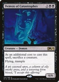 Demon of Catastrophes - Core Set 2019 - Magic: The Gathering card