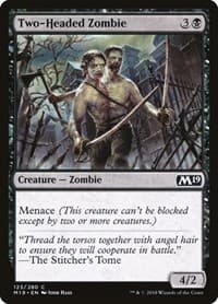Two-Headed Zombie - Core Set 2019 - Magic: The Gathering card