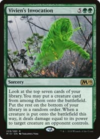Vivien's Invocation - Core Set 2019 - Magic: The Gathering card