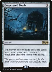 Desecrated Tomb - Core Set 2019 - Magic: The Gathering card