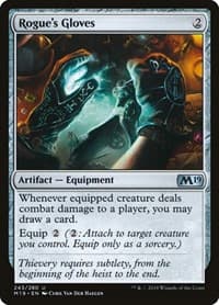 Rogue's Gloves - Core Set 2019 - Magic: The Gathering card