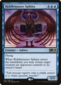 Riddlemaster Sphinx - Core Set 2019 - Magic: The Gathering card