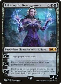 Liliana, the Necromancer - Core Set 2019 - Magic: The Gathering card