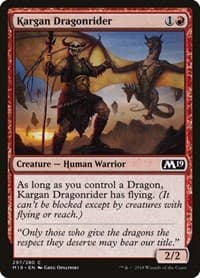 Kargan Dragonrider - Core Set 2019 - Magic: The Gathering card