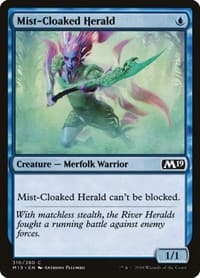 Mist-Cloaked Herald - Core Set 2019 - Magic: The Gathering card