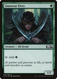 Llanowar Elves - Core Set 2019 - Magic: The Gathering card