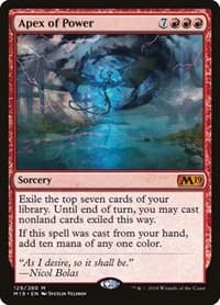 Apex of Power - Core Set 2019 - Magic: The Gathering card