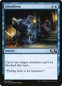Ghostform - Core Set 2019 - Magic: The Gathering card