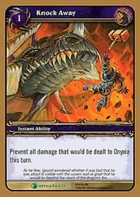 Knock Away - Onyxia's Lair - WoW card