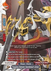 Purgatory Demonic Swordsman's Armor - Solar Strife - Future Card BuddyFight card