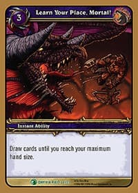 Learn Your Place, Mortal! - Onyxia's Lair - WoW card