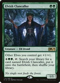 Elvish Clancaller - Core Set 2019 - Magic: The Gathering card