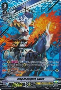 King of Knights, Alfred (SVR) - V-BT01: Unite! Team Q4 - Cardfight Vanguard card