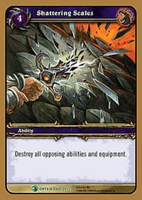 Shattering Scales - Onyxia's Lair - WoW card