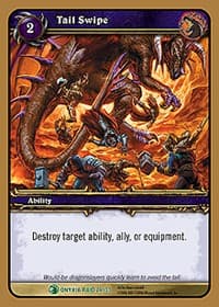 Tail Swipe - Onyxia's Lair - WoW card