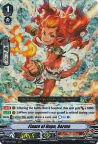 Flame of Hope, Aermo - V-BT01: Unite! Team Q4 - Cardfight Vanguard card