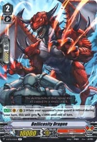 Bellicosity Dragon - V-BT01: Unite! Team Q4 - Cardfight Vanguard card