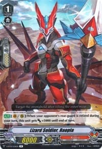 Lizard Soldier, Raopia - V-BT01: Unite! Team Q4 - Cardfight Vanguard card