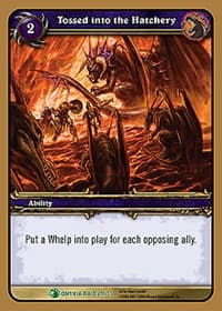 Tossed into the Hatchery - Onyxia's Lair - WoW card
