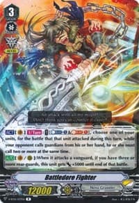Battledore Fighter - V-BT01: Unite! Team Q4 - Cardfight Vanguard card