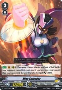 Miss Splendor - V-BT01: Unite! Team Q4 - Cardfight Vanguard card