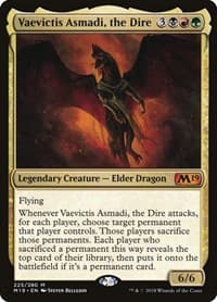 Vaevictis Asmadi, the Dire - Core Set 2019 - Magic: The Gathering card