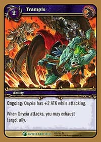 Trample - Onyxia's Lair - WoW card