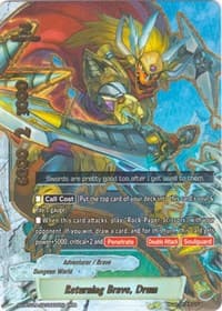 Returning Brave, Drum - Solar Strife - Future Card BuddyFight card