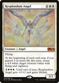 Resplendent Angel - Core Set 2019 - Magic: The Gathering card