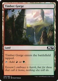 Timber Gorge - Core Set 2019 - Magic: The Gathering card