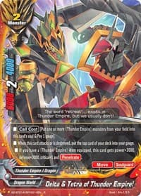 Delta & Tetra of Thunder Empire! - Solar Strife - Future Card BuddyFight card