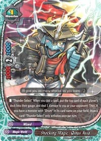 Shocking Magic, Qinus Axia - Solar Strife - Future Card BuddyFight card