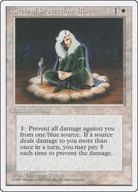 Circle of Protection: Blue - Fourth Edition - Magic: The Gathering card