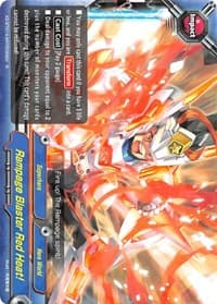 Rampage Blaster Red Heat! - Solar Strife - Future Card BuddyFight card