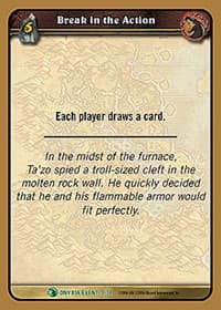 Break in the Action - Onyxia's Lair - WoW card