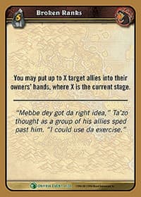 Broken Ranks - Onyxia's Lair - WoW card