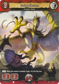 Furious Shrieker - Surge of Titans - Dragoborne card
