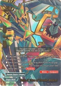Delta & Tetra of Thunder Empire! (Secret) - Solar Strife - Future Card BuddyFight card