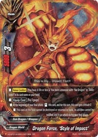 Dragon Force, "Style of Impact" - Solar Strife - Future Card BuddyFight card