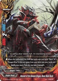 Retainer of the Demonic Dragon, Reset Black Scale - Solar Strife - Future Card BuddyFight card