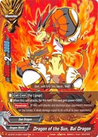 Dragon of the Sun, Bal Dragon - Solar Strife - Future Card BuddyFight card